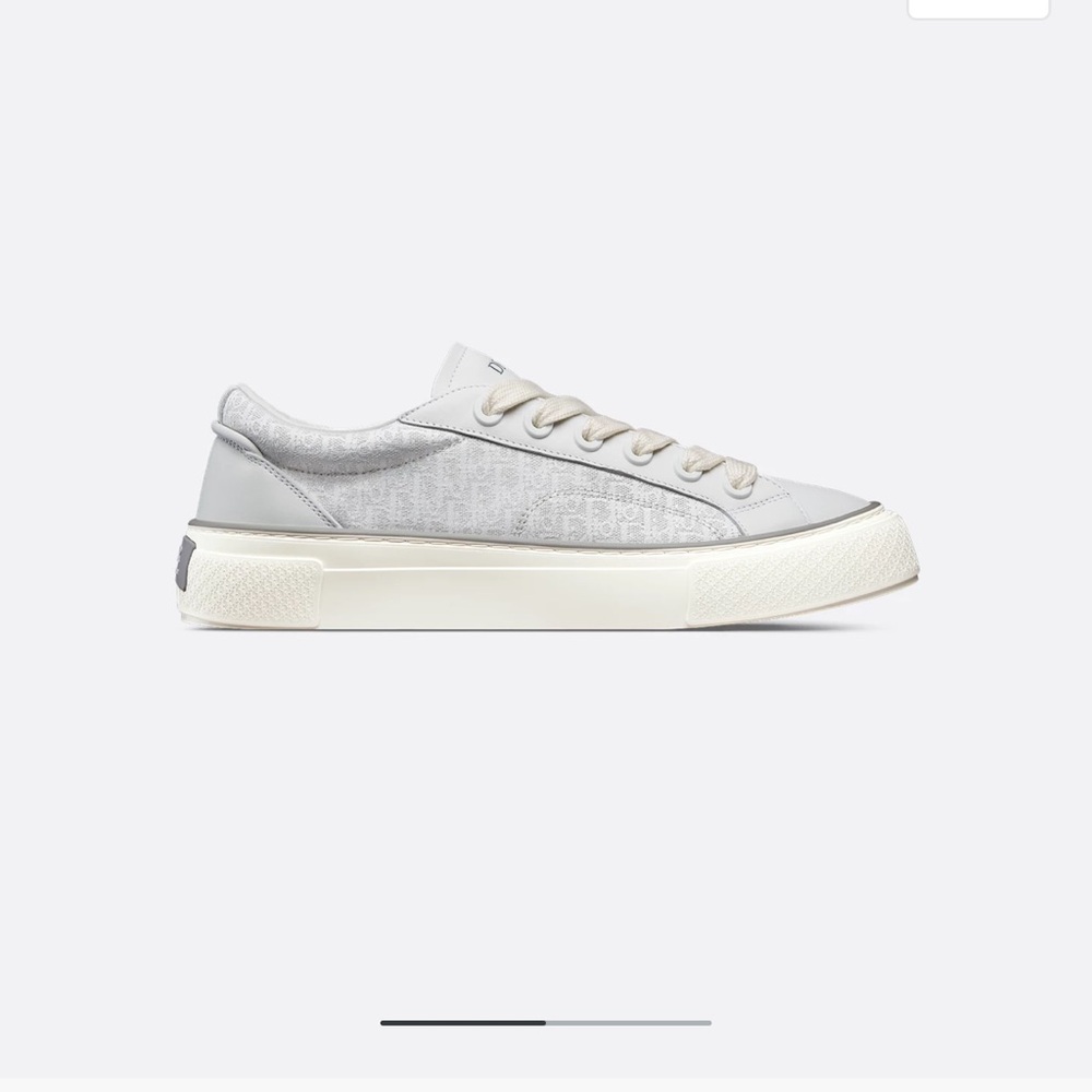 Dior B33 Spin Sneakers - White and Gray - Picture 4 of 12
